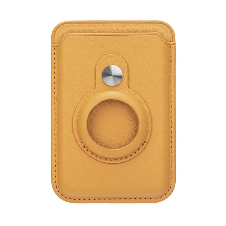 For Airtag Positioner Fiber Card Clip Anti-Theft Card Tracker Protection Cover Magnetic Paste - Magnetic / Grass Color