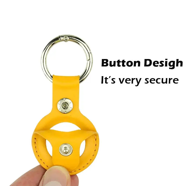 For Airtag Tracker Locator Faux Leather Case Protective Cover - Apple Accessories