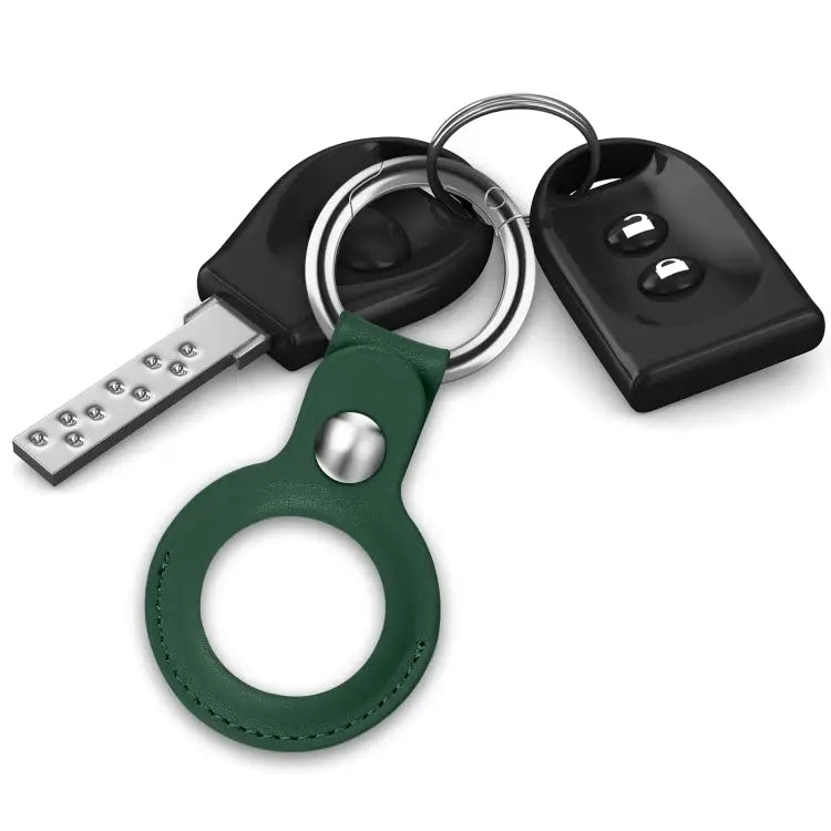 For Airtag Tracker Locator Faux Leather Case Protective Cover - Apple Accessories