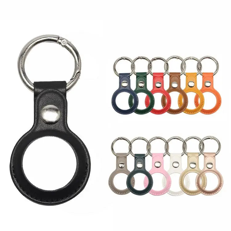 For Airtag Tracker Locator Faux Leather Case Protective Cover - Apple Accessories