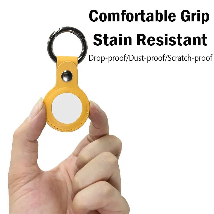 For Airtag Tracker Locator Faux Leather Case Protective Cover - Apple Accessories