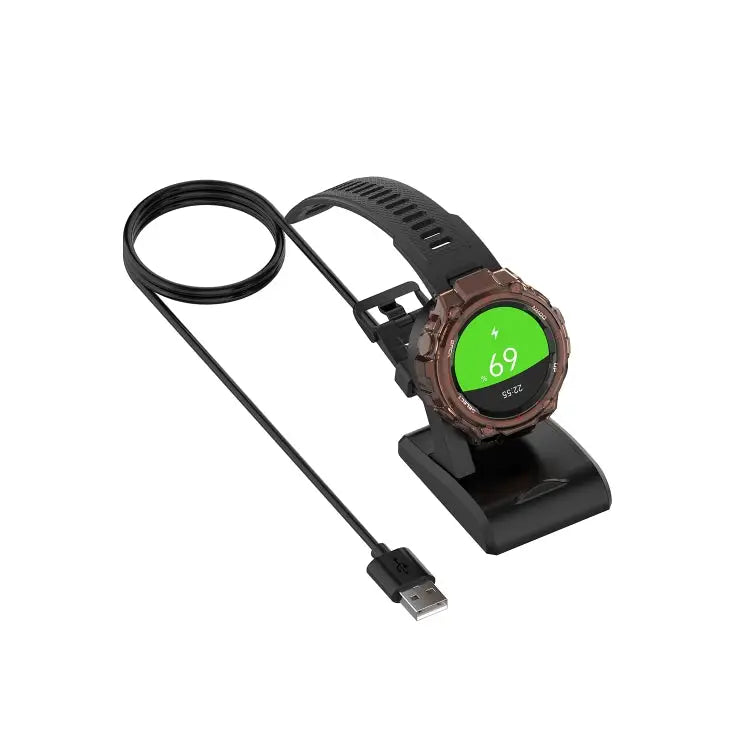 For Amazfit A1918 Portable Smart Watch Cradle Plastic Vertical Seat Charger USB Charging Cable Lenght: 1m Vertical Seat