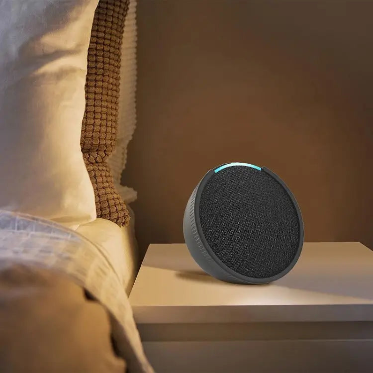 For Amazon Echo Pop Smart Speaker All-Inclusive Drop-Proof Protective Cover - White - Apple Accessories