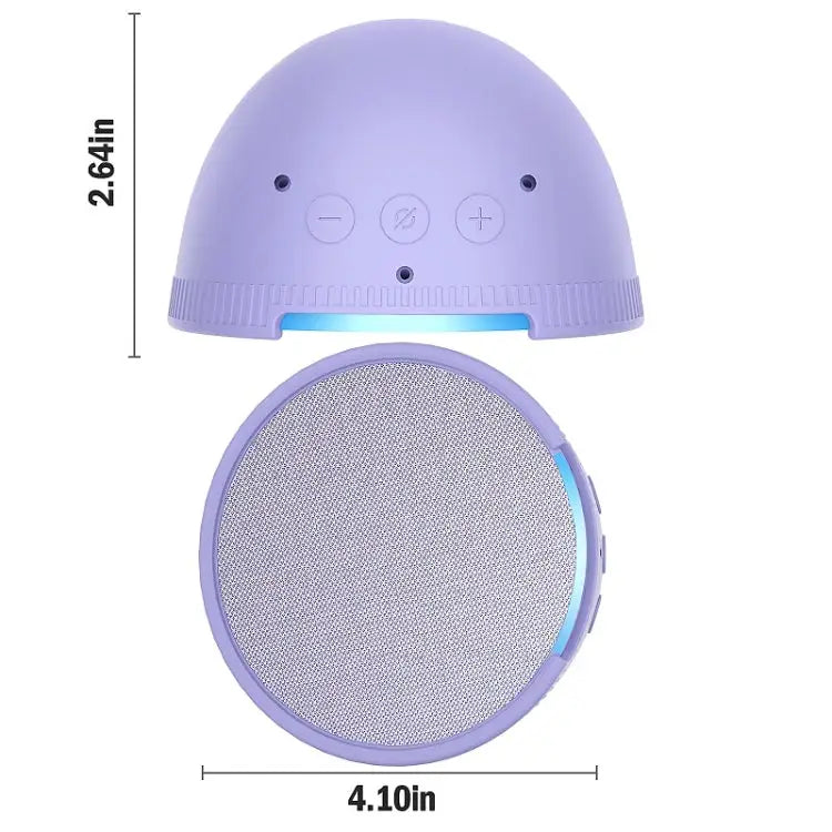 For Amazon Echo Pop Smart Speaker All-Inclusive Drop-Proof Protective Cover - White - Apple Accessories