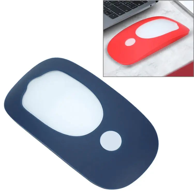 For Apple Magic Mouse 1 / 2 Mouse Silicone Protective Case - Midnight Blue - Apple Accessories
