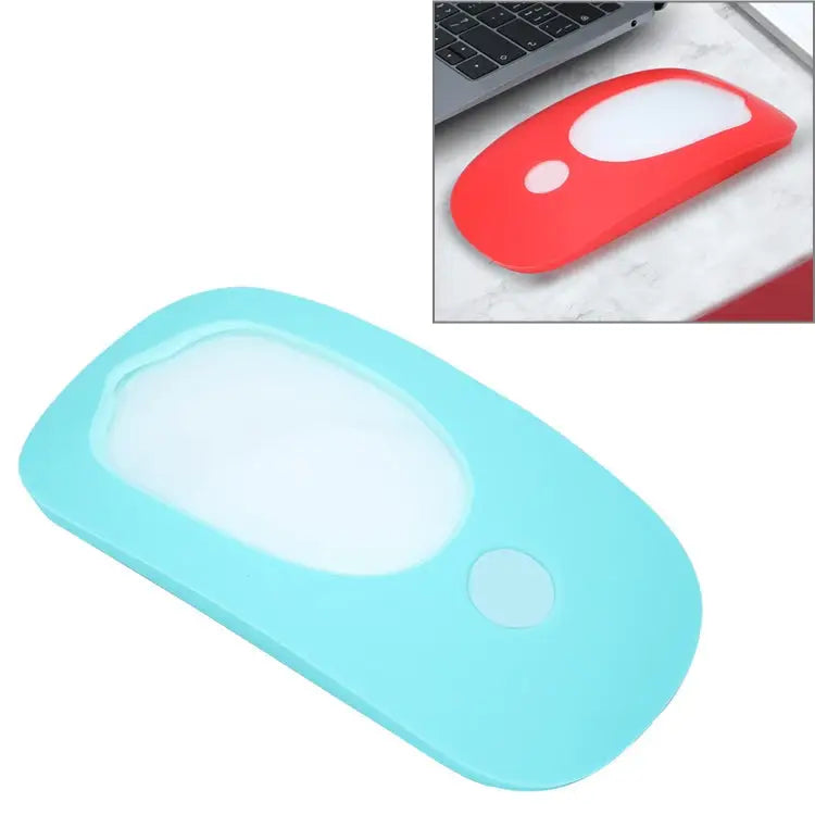 For Apple Magic Mouse 1 / 2 Mouse Silicone Protective Case - Mint Green - Apple Accessories