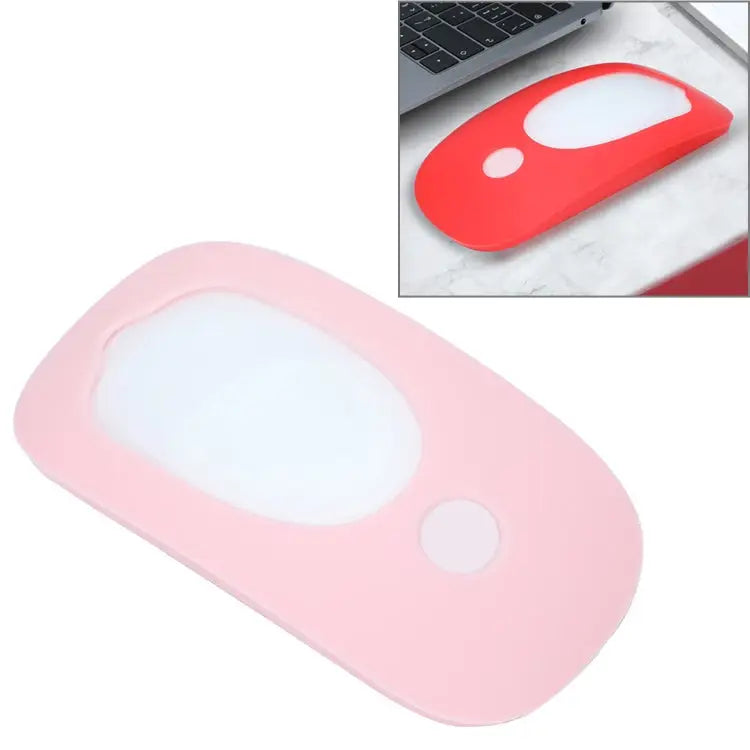 For Apple Magic Mouse 1 / 2 Mouse Silicone Protective Case - Pink - Apple Accessories