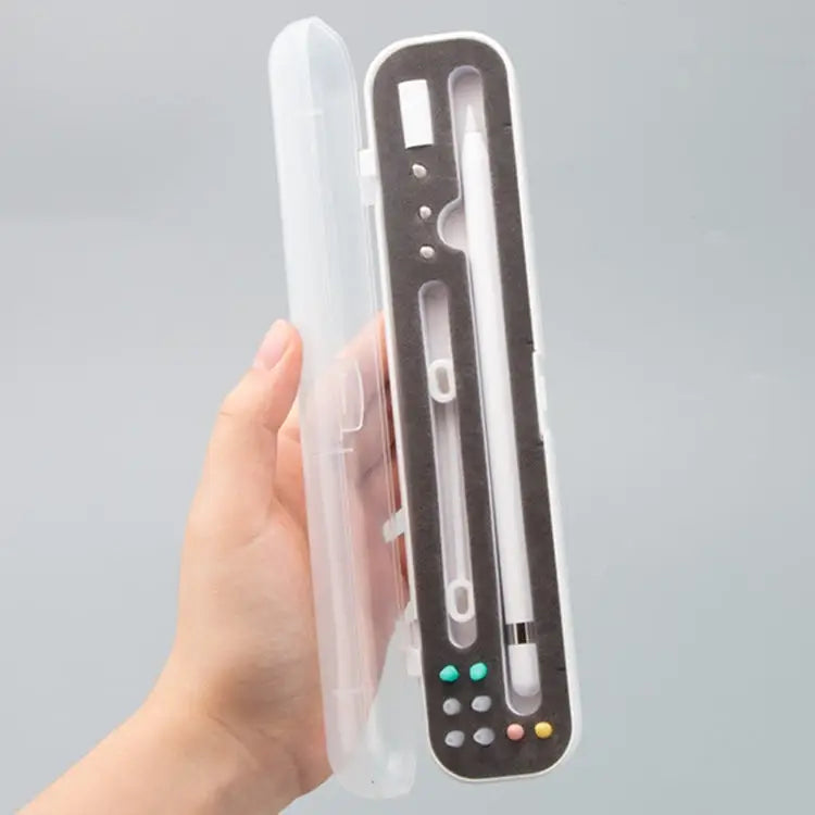 For Apple Pencil 1 / 2 8mm Multi-function Handwriting Pen Protective Case TouchPen Storage Box 8mm - 8mm - Apple