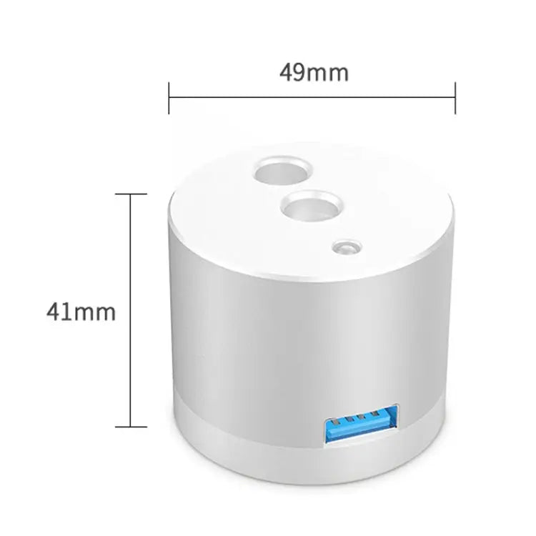 For Apple Pencil 1 USB Charging Adapter Metal Base With LED Indicator A48 Black - A48 Black