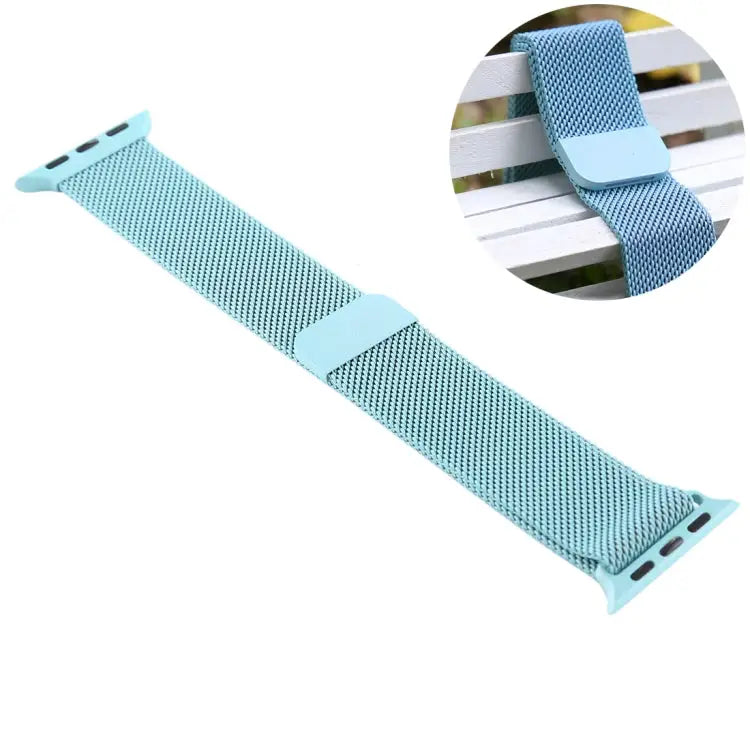 For Apple Watch Series 7 41mm / 6 & SE & 5 & 4 40mm / 3 & 2 & 1 38mm Color-changing Magnetic Nylon Watch Band 40mm
