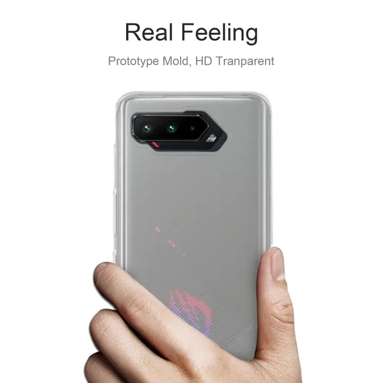 For Asus ROG Phone 5 0.75mm Ultra-thin Transparent TPU Soft Protective Case For Asus ROG Phone 5 - For Asus ROG Phone 5