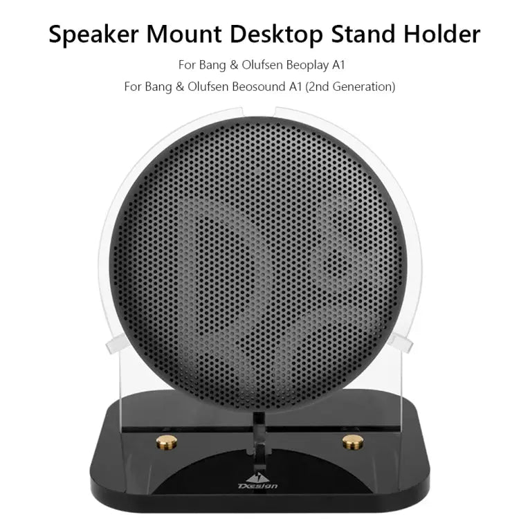 For B&O Beoplay A1 / Beosound A1 2nd Speaker Acrylic Desktop Stand Holder For B&O Beoplay A1 - For B&O Beoplay A1