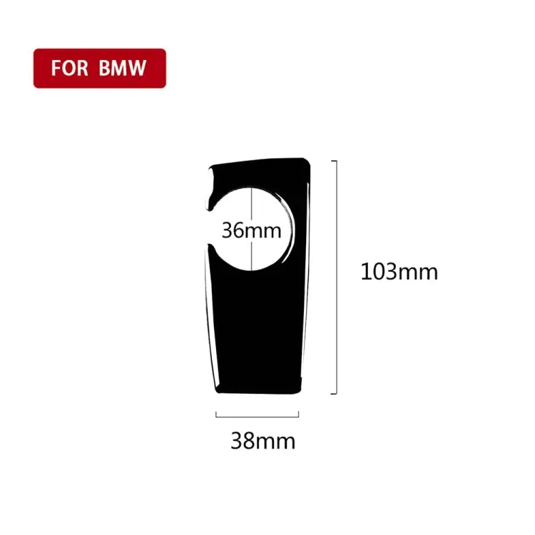 For BMW 5 Series F07 F10 F25 F26 / GT X3 X4 2009-2016 Car Handbrake Below Panel Decorative Sticker Right Drive