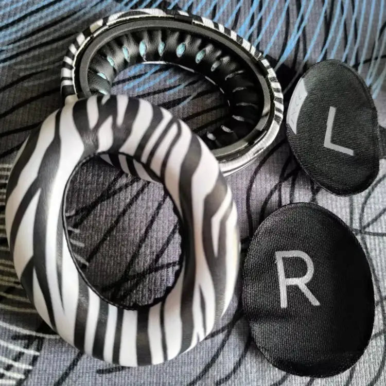 For BOSE 700 / NC700 2pcs Headphone Sponge Cover With Pad - Zebra Print - Apple Accessories