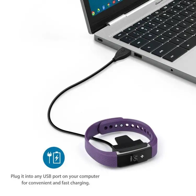 For Fitbit Alta Watch USB Charger Clip Cable Length: 30cm
