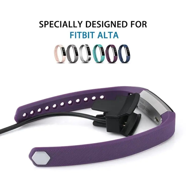 For Fitbit Alta Watch USB Charger Clip Cable with Reset Button Length: 30cm