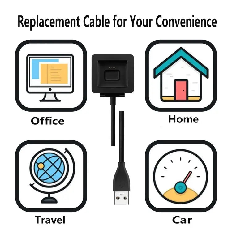 For Fitbit Blaze Smart Watch USB Charger Cable Length: 1m