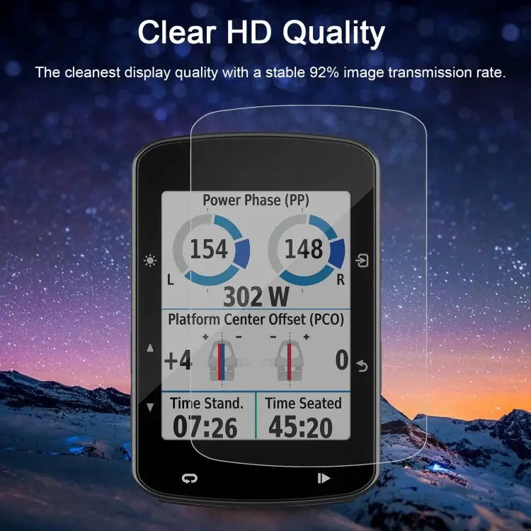 For Garmin Edge 520 Plus 0.26mm 2.5D 9H Tempered Glass Film Screen Protector For Garmin Edge 520 Plus - For Garmin Edge
