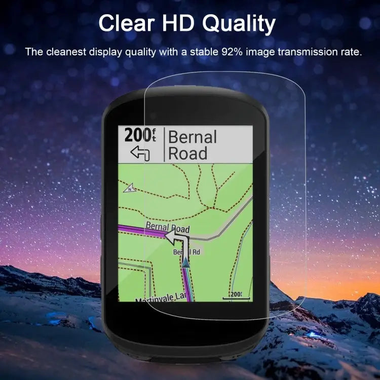 For Garmin Edge 530 0.26mm 2.5D 9H Tempered Glass Film Screen Protector For Garmin Edge 530 - For Garmin Edge 530