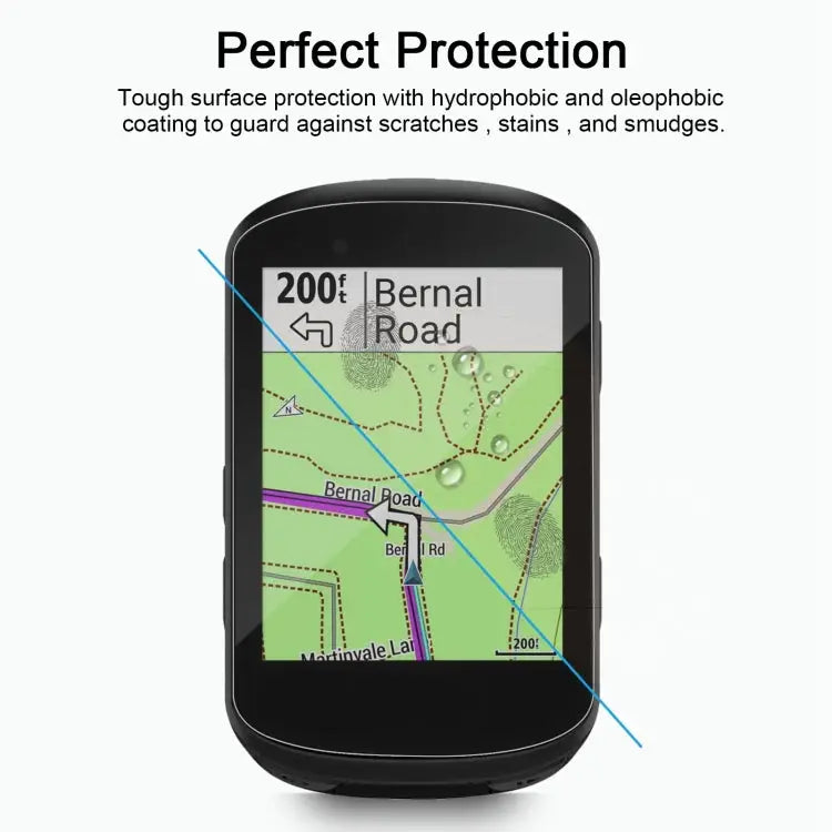 For Garmin Edge 530 0.26mm 2.5D 9H Tempered Glass Film Screen Protector For Garmin Edge 530 - For Garmin Edge 530