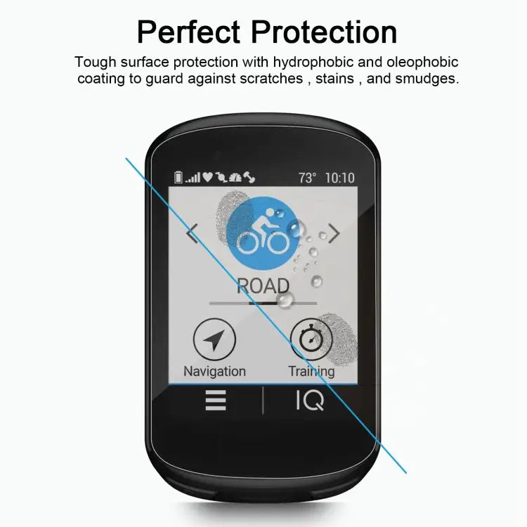 For Garmin Edge 830 0.26mm 2.5D 9H Tempered Glass Film Screen Protector For Garmin Edge 830 - For Garmin Edge 830