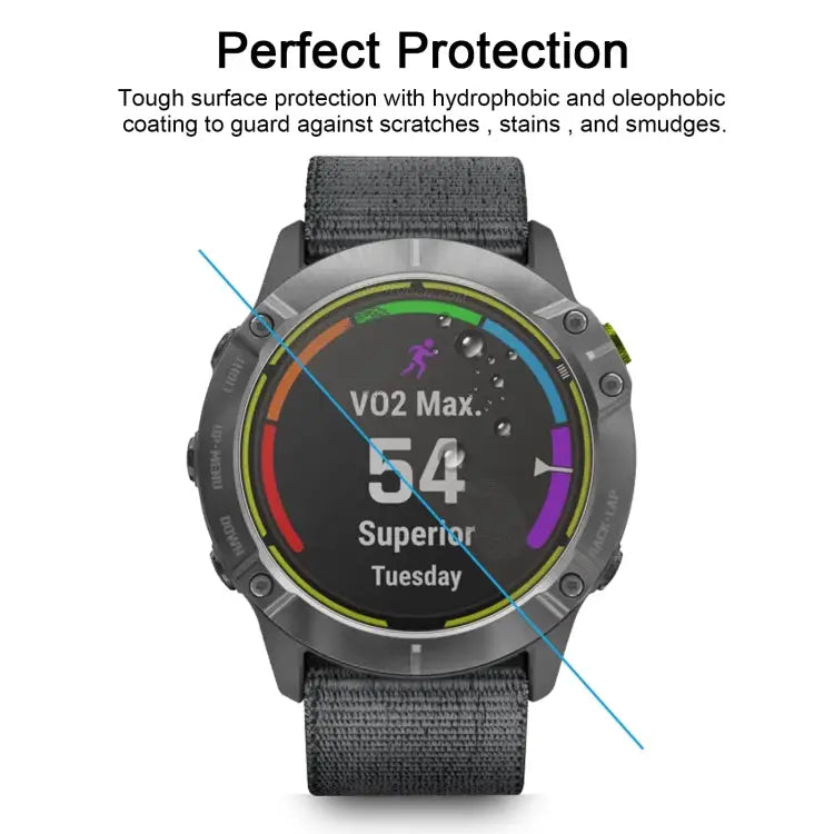 For Garmin Enduro Smart Watch Tempered Glass Film Screen Protector For Garmin Enduro - For Garmin Enduro