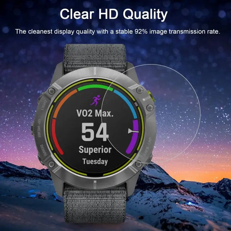 For Garmin Enduro Smart Watch Tempered Glass Film Screen Protector For Garmin Enduro - For Garmin Enduro