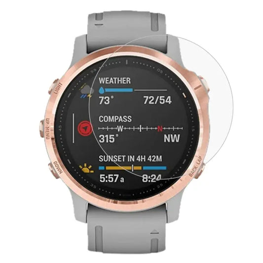 For Garmin Fenix 6S 0.26mm 2.5D 9H Tempered Glass Film Screen Protector For Garmin Fenix 6S - For Garmin Fenix 6S