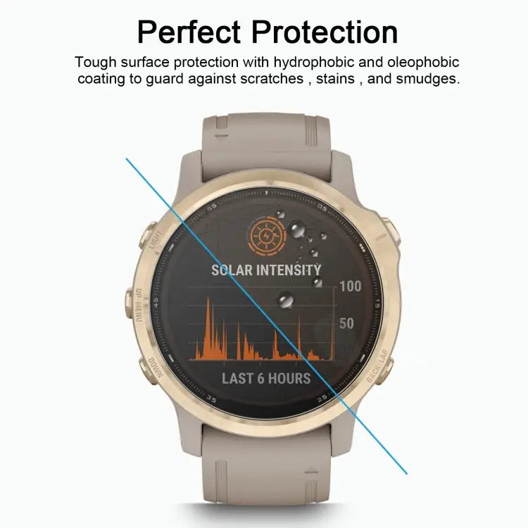 For Garmin Fenix 6S Pro 0.26mm 2.5D 9H Tempered Glass Film Screen Protector For Garmin Fenix 6S Pro - For Garmin Fenix