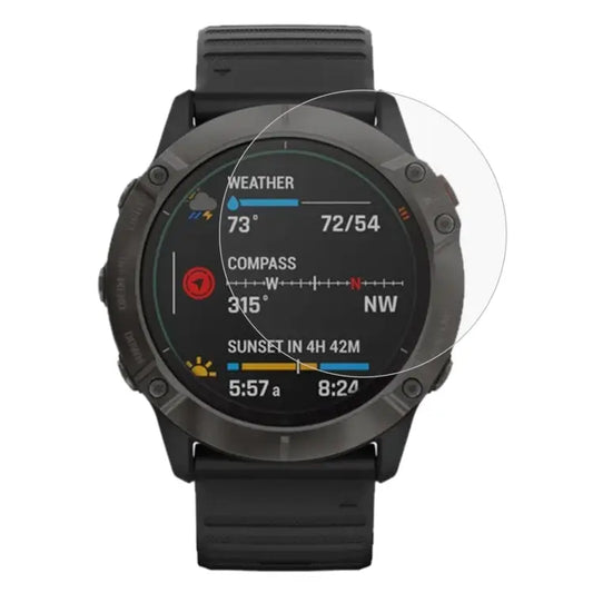 For Garmin Fenix 6X 0.26mm 2.5D 9H Tempered Glass Film Screen Protector For Garmin Fenix 6X - For Garmin Fenix 6X