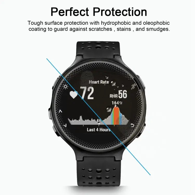 For Garmin Forerunner 235 Lite 0.26mm 2.5D 9H Tempered Glass Film Screen Protector For Garmin Forerunner 235 Lite