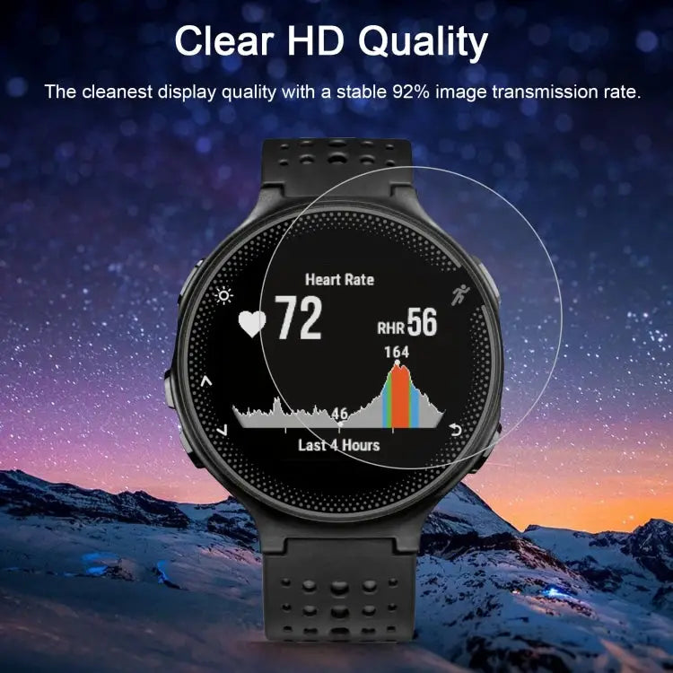 For Garmin Forerunner 235 Lite 0.26mm 2.5D 9H Tempered Glass Film Screen Protector For Garmin Forerunner 235 Lite
