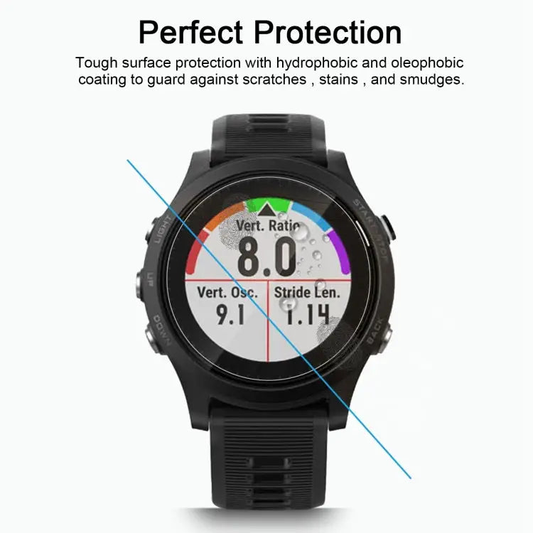 For Garmin Forerunner 635 0.26mm 2.5D 9H Tempered Glass Film Screen Protector For Garmin Forerunner 635 - For Garmin