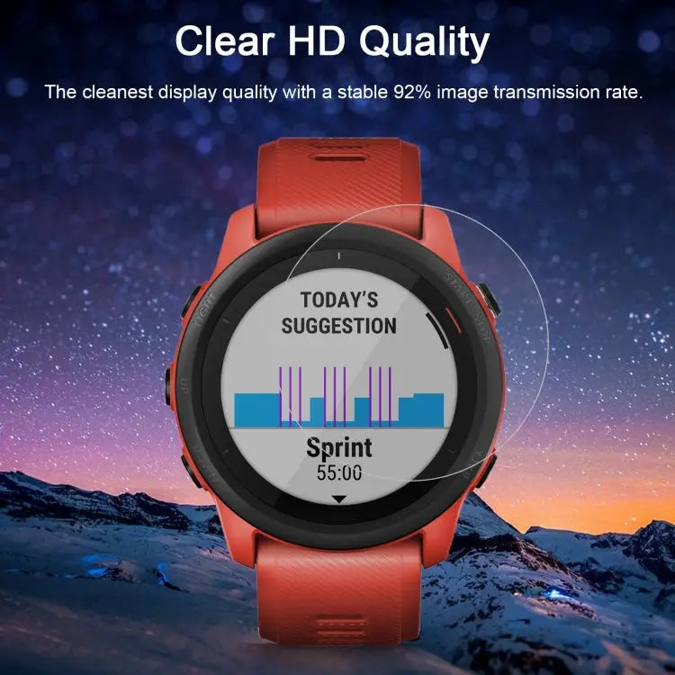 For Garmin Forerunner 745 0.26mm 2.5D 9H Tempered Glass Film Screen Protector For Garmin Forerunner 745 - For Garmin