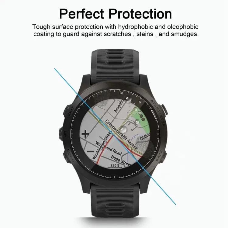 For Garmin Forerunner 945 0.26mm 2.5D 9H Tempered Glass Film Screen Protector For Garmin Forerunner 945 - For Garmin