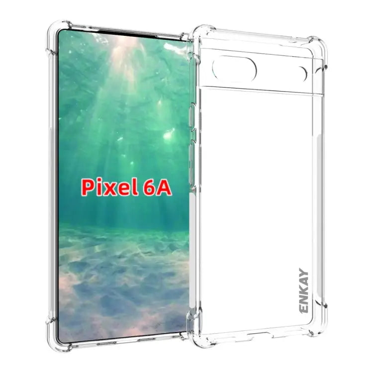 For Google Pixel 6A ENKAY Transparent TPU Shockproof Case For Google Pixel 6A - For Google Pixel 6A