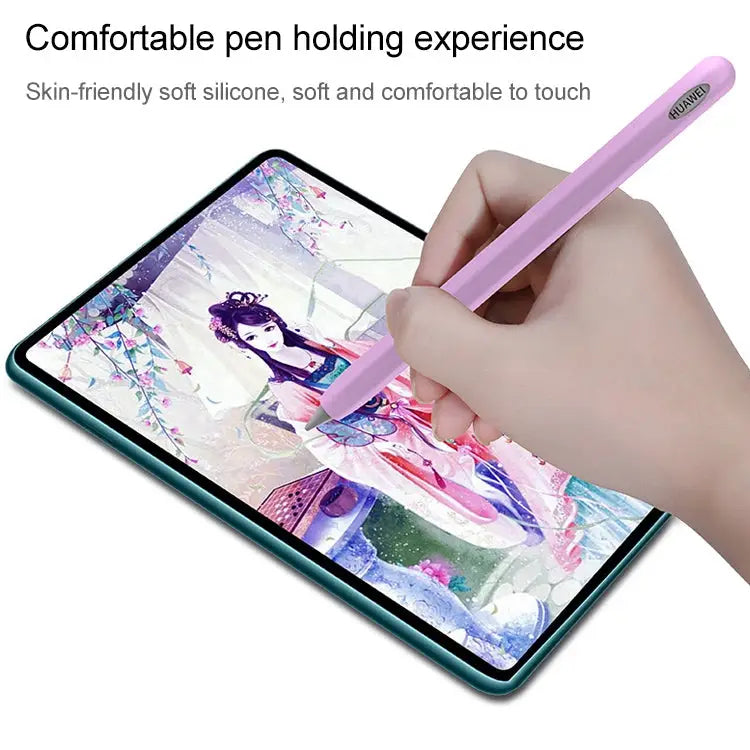 For Huawei M-pencil Stylus Touch Pen Integrated Non-slip Silicone Protective Cover - Apple Accessories