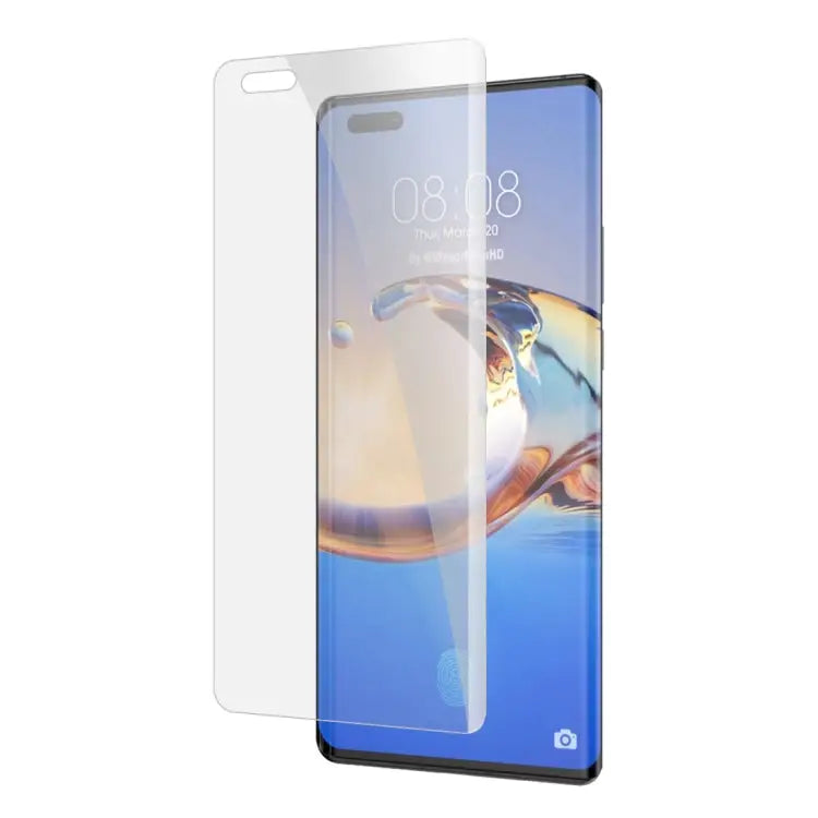 For Huawei Mate 40 Pro & Mate 40 RS Porsche Design 9H 3D Full Screen Curved UV Protective Film For Huawei Mate 40 Pro