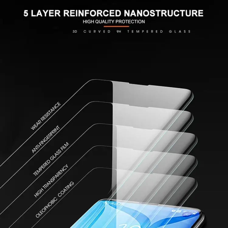 For Huawei Mate 40 Pro & Mate 40 RS Porsche Design 9H 3D Full Screen Curved UV Protective Film For Huawei Mate 40 Pro