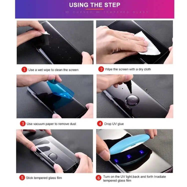 For Huawei Mate 40 Pro & Mate 40 RS Porsche Design 9H 3D Full Screen Curved UV Protective Film For Huawei Mate 40 Pro