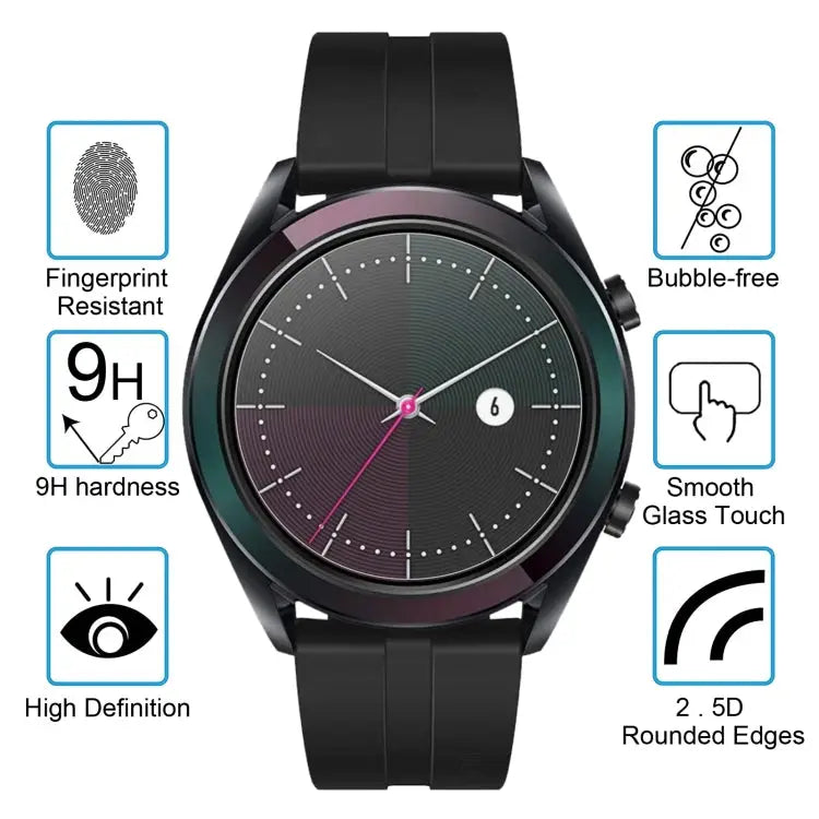For Huawei Watch GT Elegant 0.26mm 2.5D 9H Tempered Glass Film Screen Protector For Huawei Watch GT Elegant