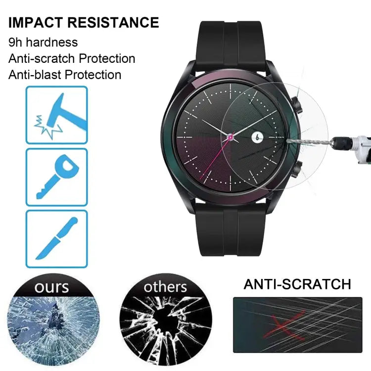 For Huawei Watch GT Elegant 0.26mm 2.5D 9H Tempered Glass Film Screen Protector For Huawei Watch GT Elegant