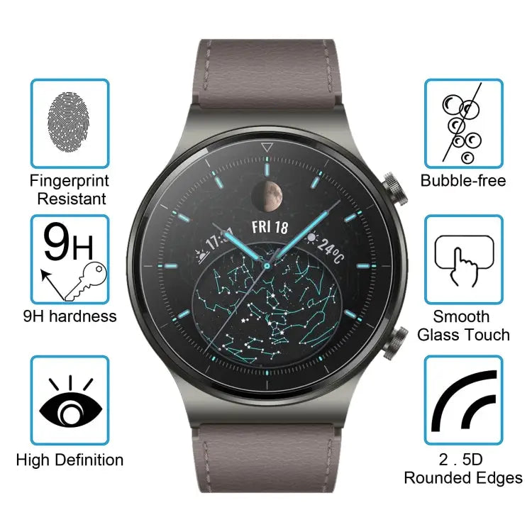 For Huawei Watch GT2 Pro 0.26mm 2.5D 9H Tempered Glass Film Screen Protector For Huawei Watch GT2 Pro - For Huawei