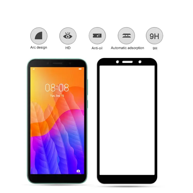 For Huawei Y5p mocolo 0.33mm 9H 2.5D Full Glue Tempered Glass Film For Huawei Y5p - For Huawei Y5p