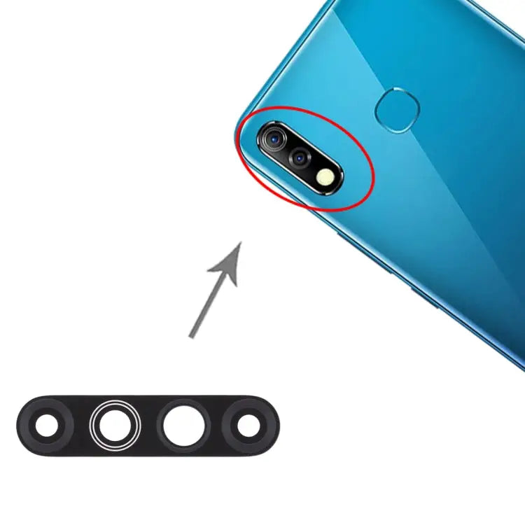 For Infinix Hot 8 / X650C / X650B / X650 / X650D 10pcs Back Camera Lens For Infinix Hot 8 Lite - For Infinix Hot 8 Lite