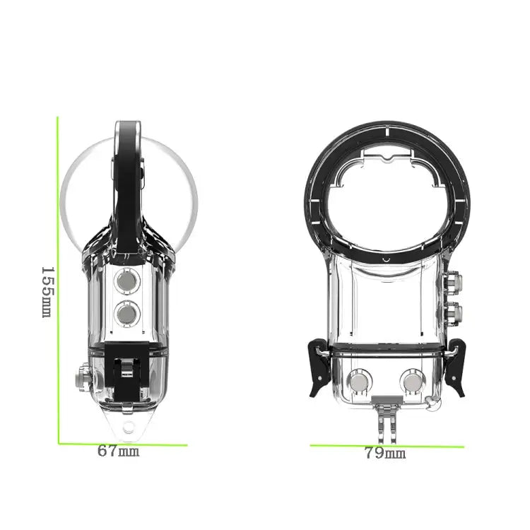 For Insta360 X3 Camera Waterproof Case Sealed Diving Shell (Neutral Without Logo) Neutral Without Logo - Neutral