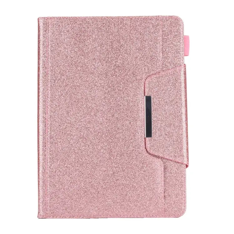 For iPad 10.2 inch Glitter Powder Horizontal Flip Leather Case with Holder & Card Slot & Photo Frame & Wallet For iPad