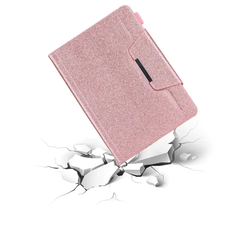 For iPad 10.2 inch Glitter Powder Horizontal Flip Leather Case with Holder & Card Slot & Photo Frame & Wallet For iPad