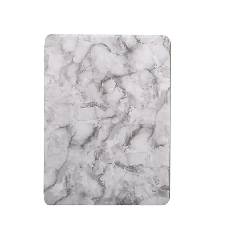 For iPad 10.2 inch Marble Texture Pattern Horizontal Flip Leather Case with Three-folding Holder & Pen Slot & Sleep