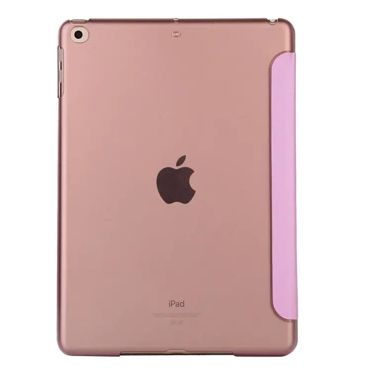 For iPad 10.2 inch Silk Texture Horizontal Flip Magnetic PU Leather Case with Three-folding Holder & Sleep / Wake-up